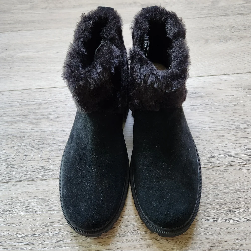 Koolabura by Ugg Berea Fuzz Ankle Boots Womens 7 Faux Fur Winter Nwot - Picture 7 of 13